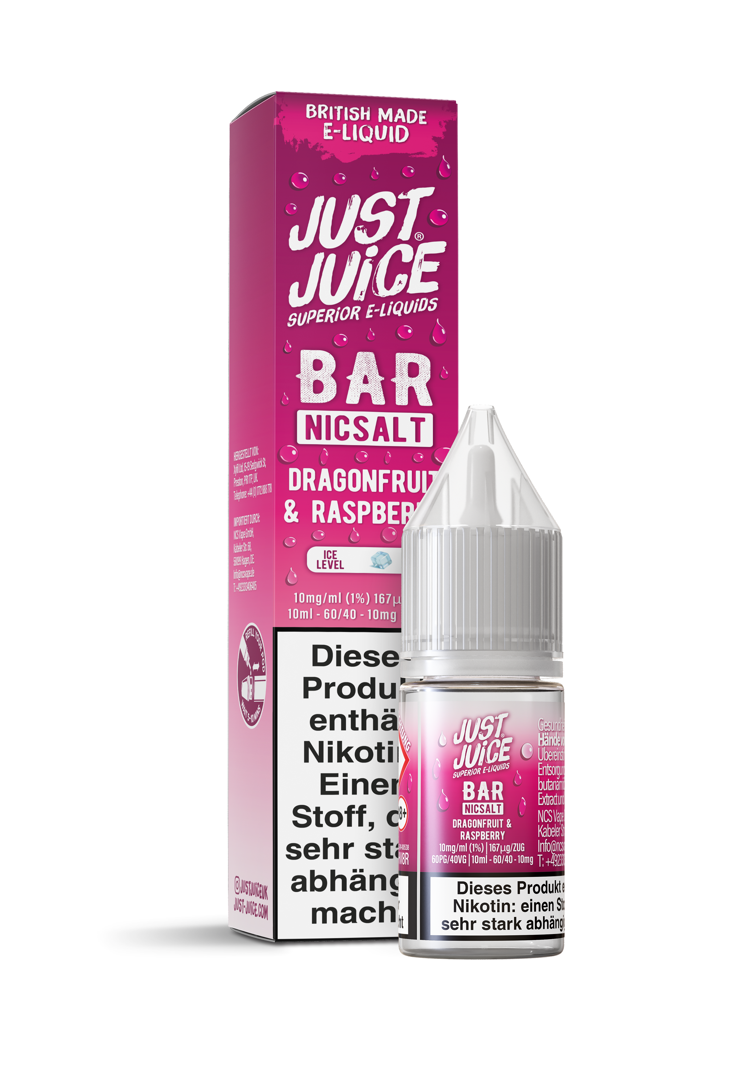 Just Juice Bar - Dragonfruit & Raspberry 10ml