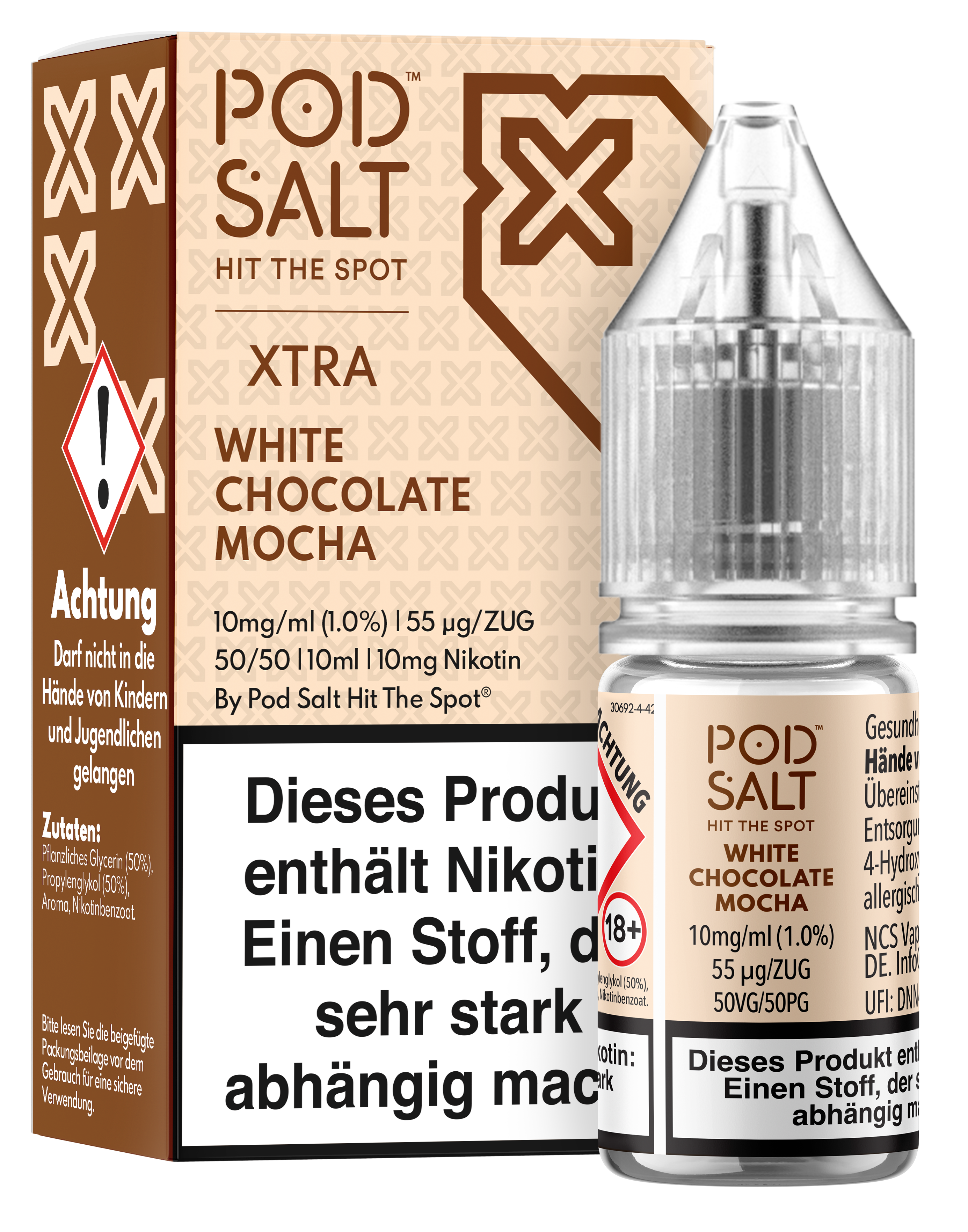 Pod Salt Xtra - White Chocolate Mocha 10 ml