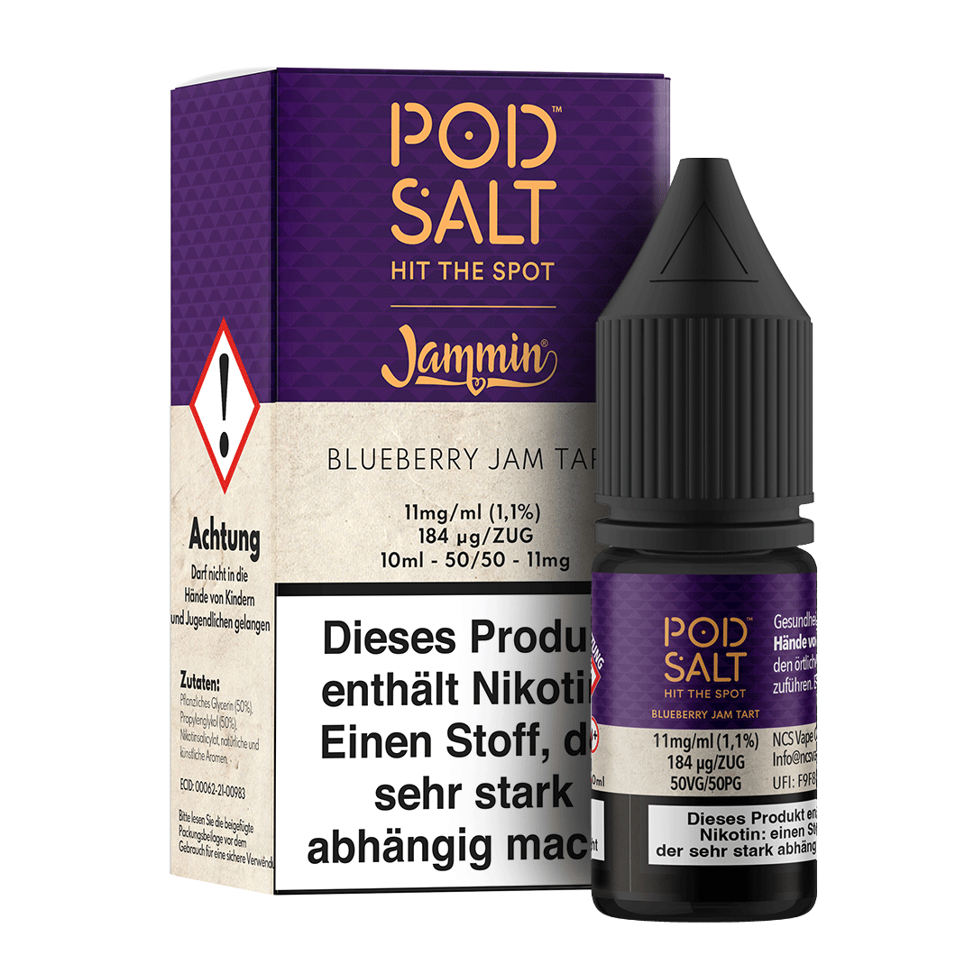 Pod Salt Fusion - Blueberry Jam Tart 10 ml