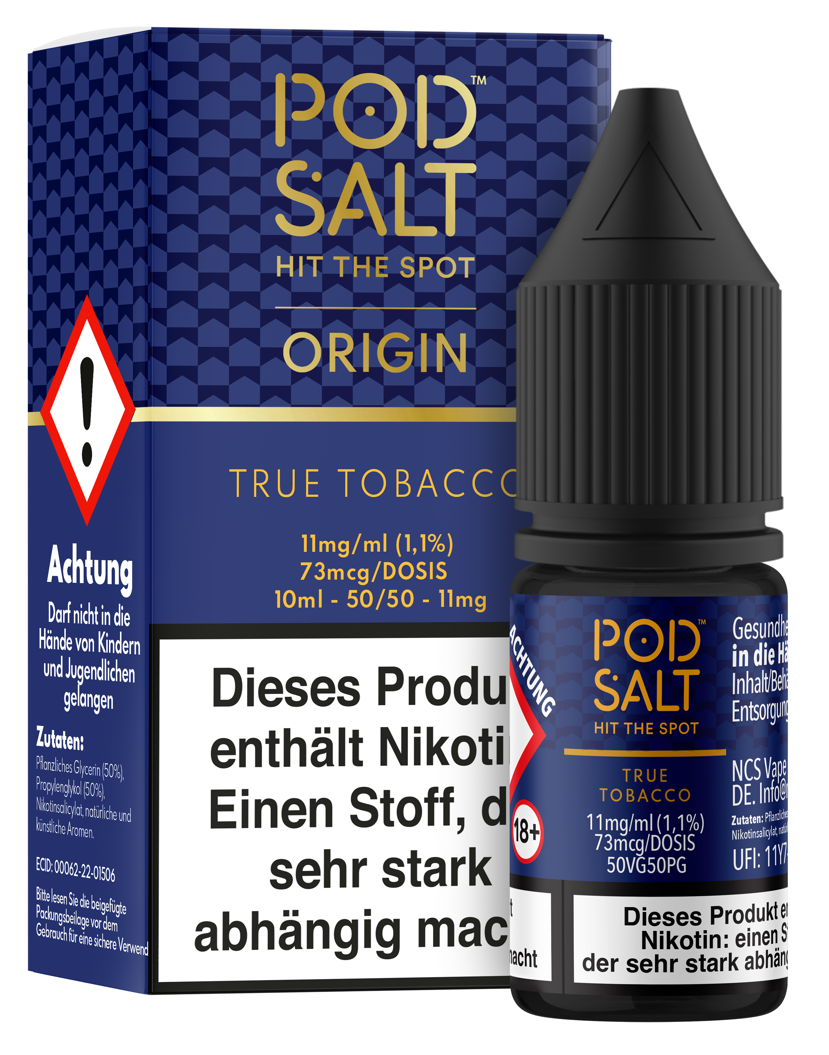 Pod Salt Origin - True Tobacco 10 ml