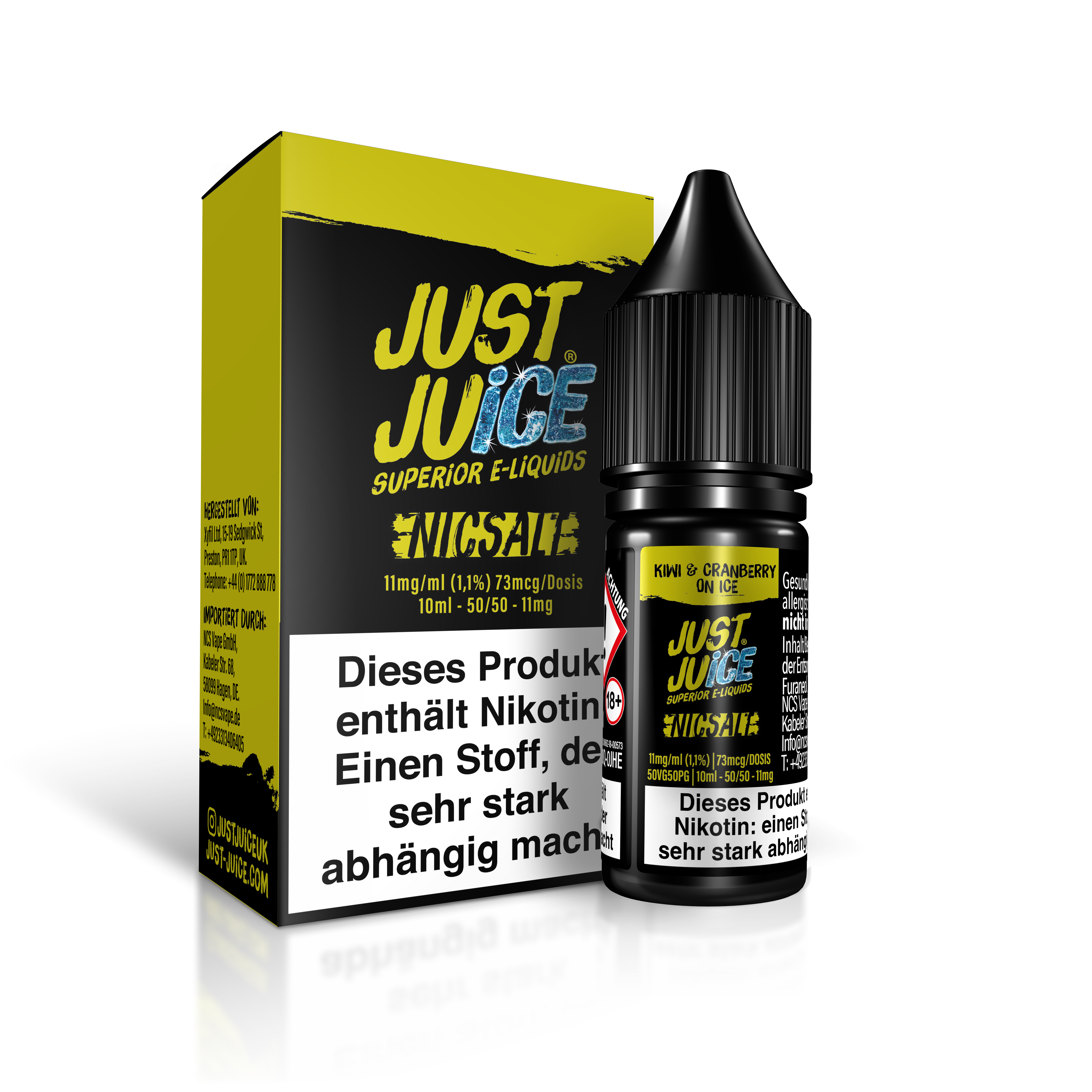 J13-1 Just Juice - Kiwi & Cranberry on Ice 10 ml