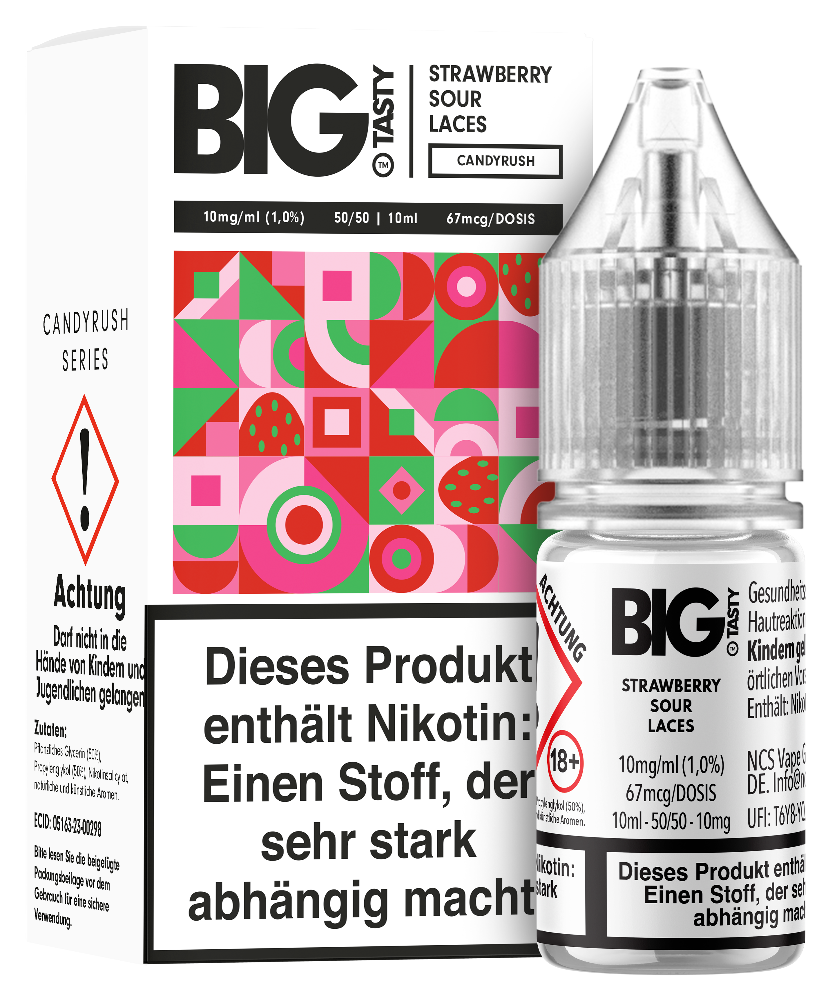 Big Tasty - Strawberry Sour Laces 10 ml