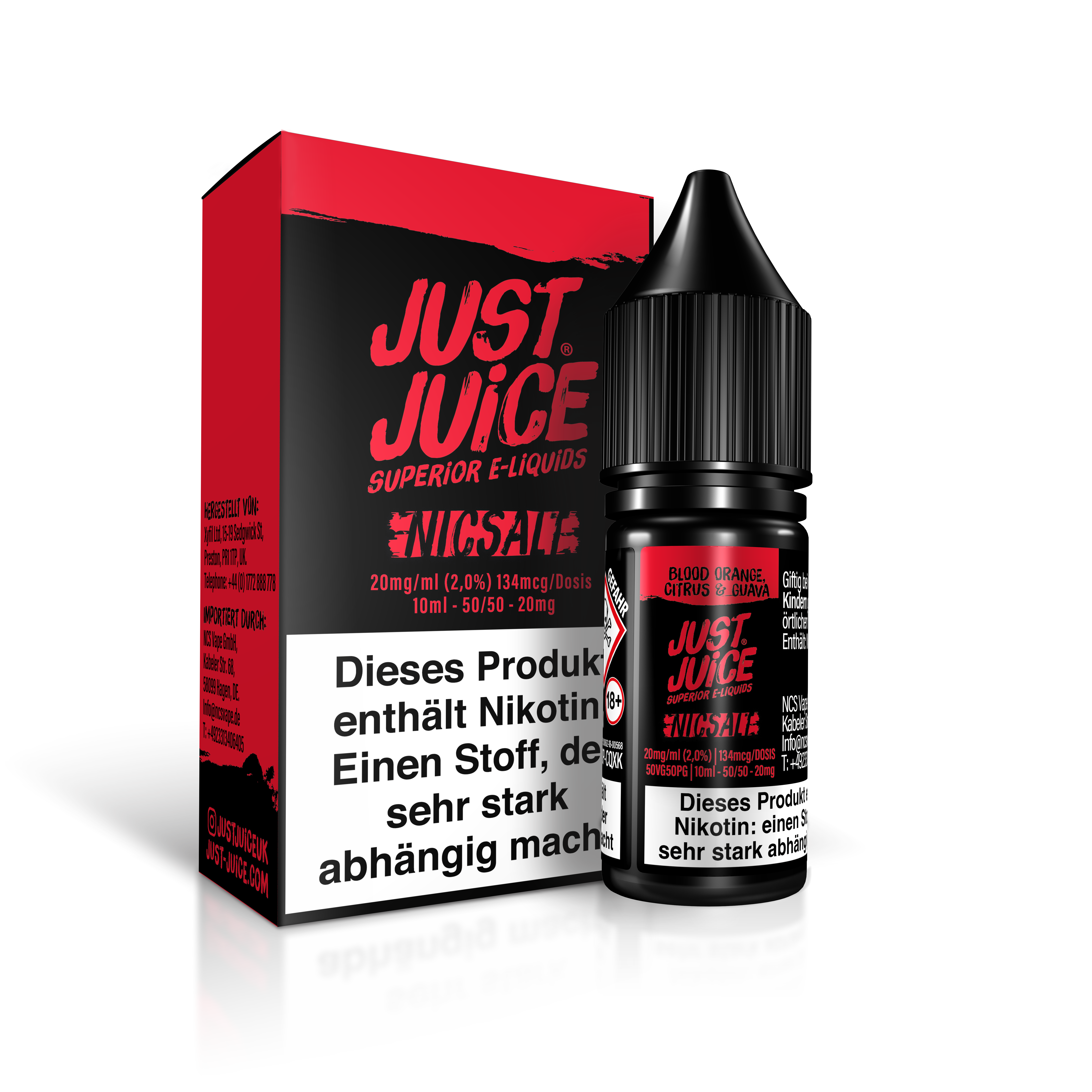 J30-1 Just Juice - Blood Orange, Citrus & Guava 10 ml