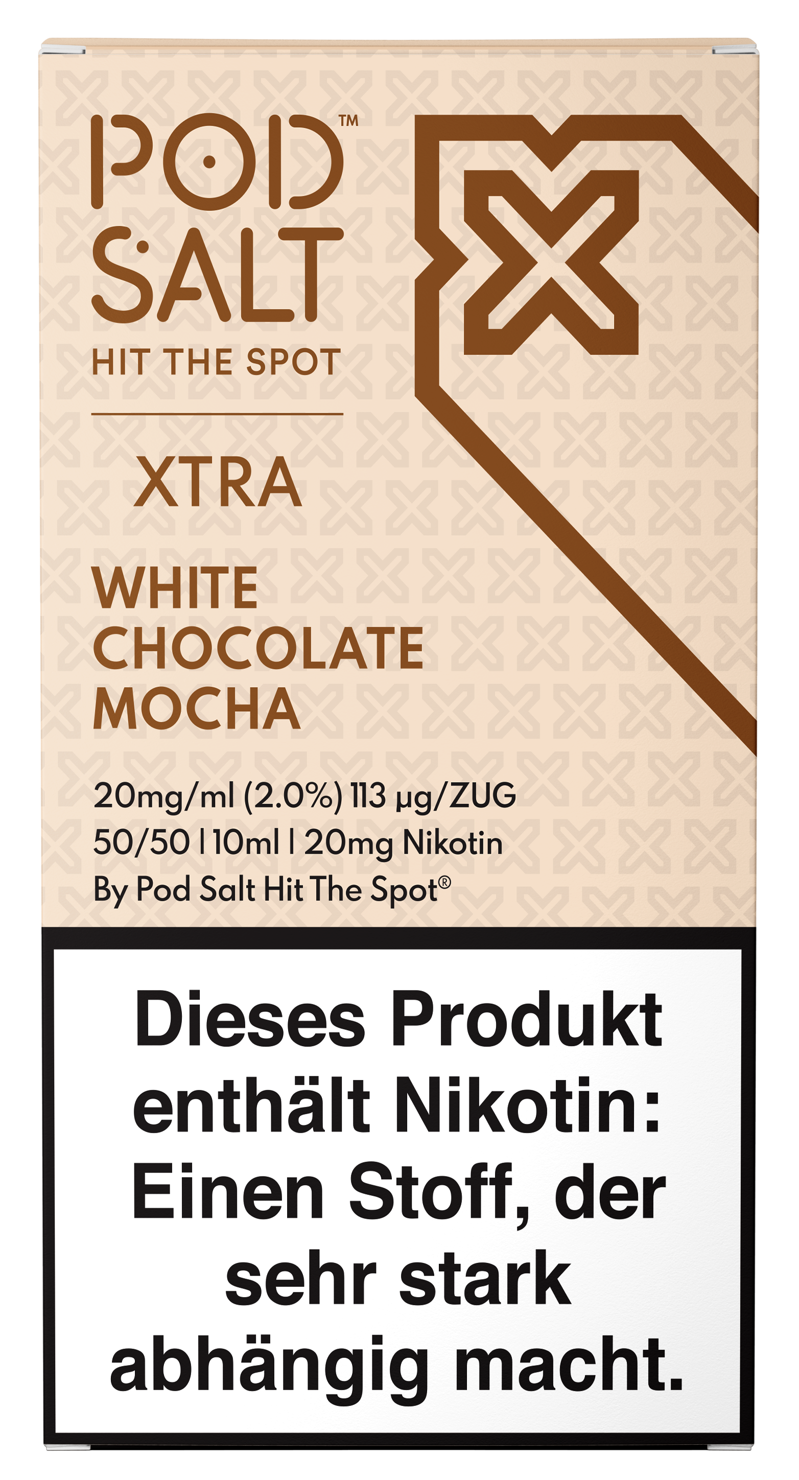 Pod Salt Xtra - White Chocolate Mocha 10 ml