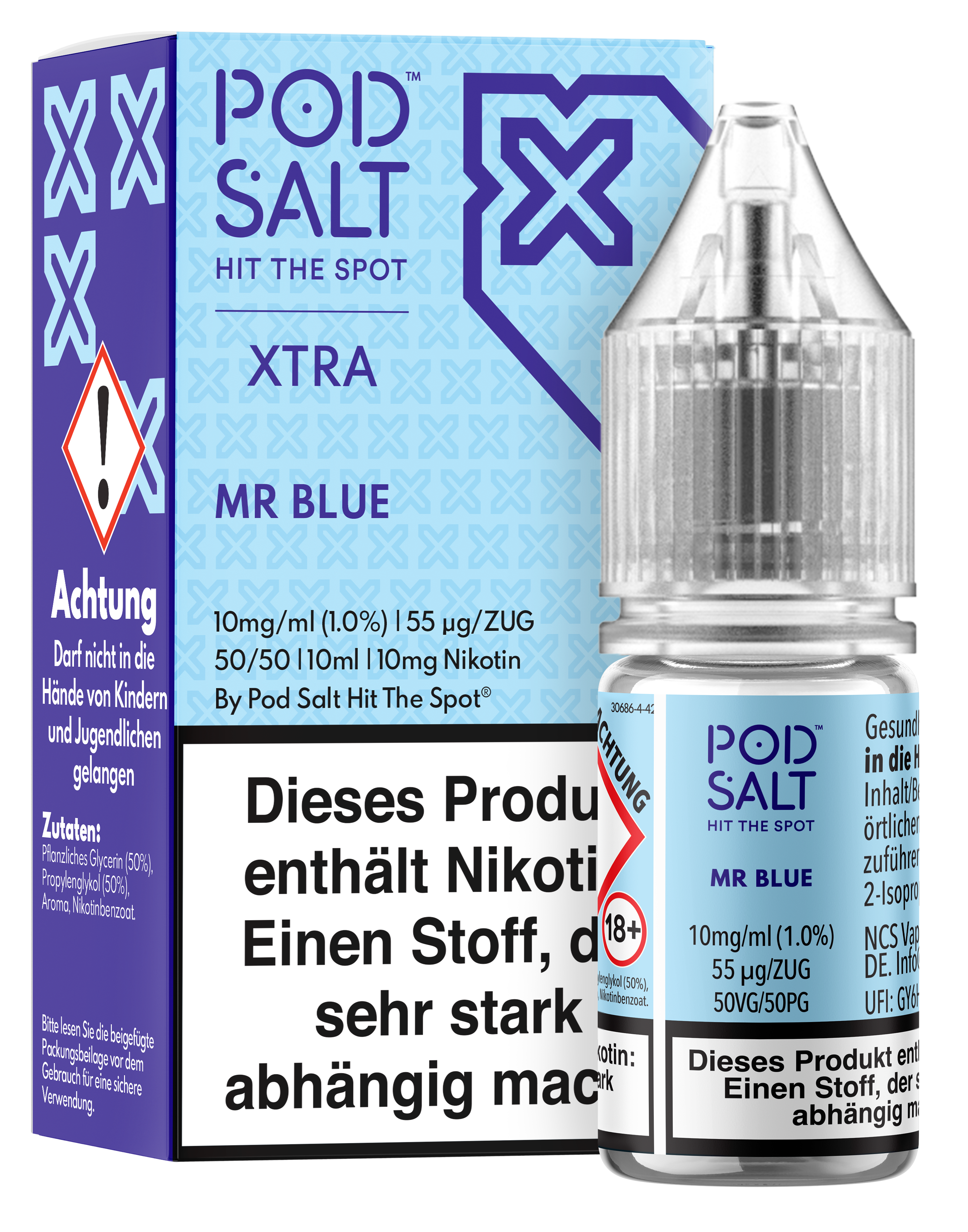 Pod Salt Xtra - Mr Blue 10 ml